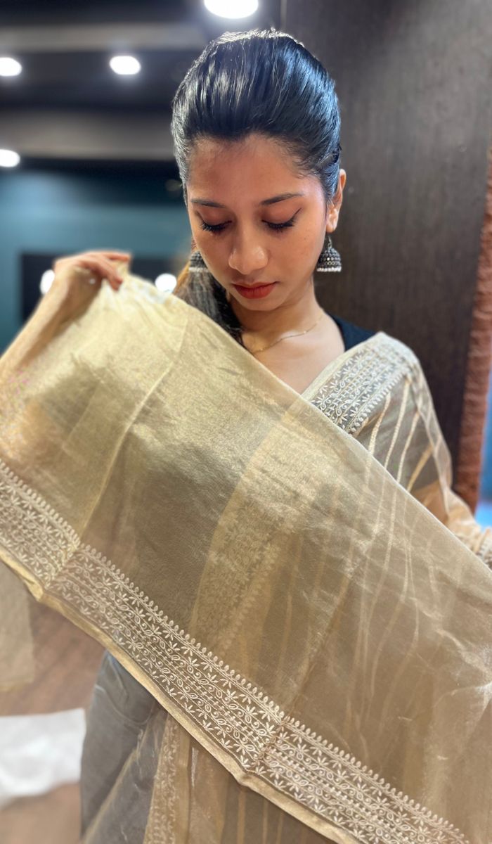ORGANZA SAREE 12092528
