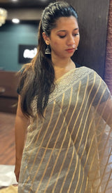 ORGANZA SAREE 12092528
