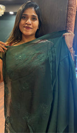SEMI ORGANZA SAREE 13092563