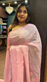 SEMI ORGANZA SAREE 13092561