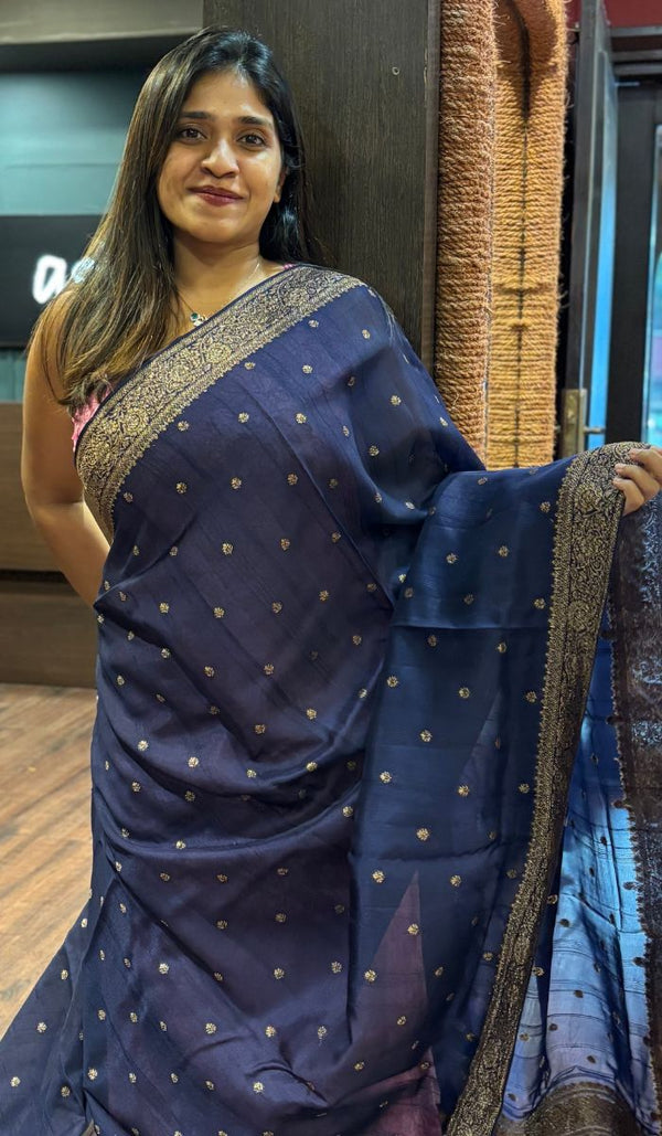 SEMI TUSSAR SAREE 15092568