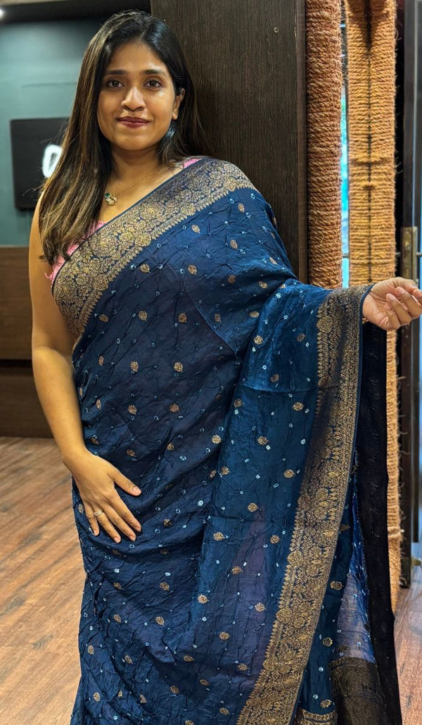 TUSSAR BANDHINI SILK SAREE 1509257