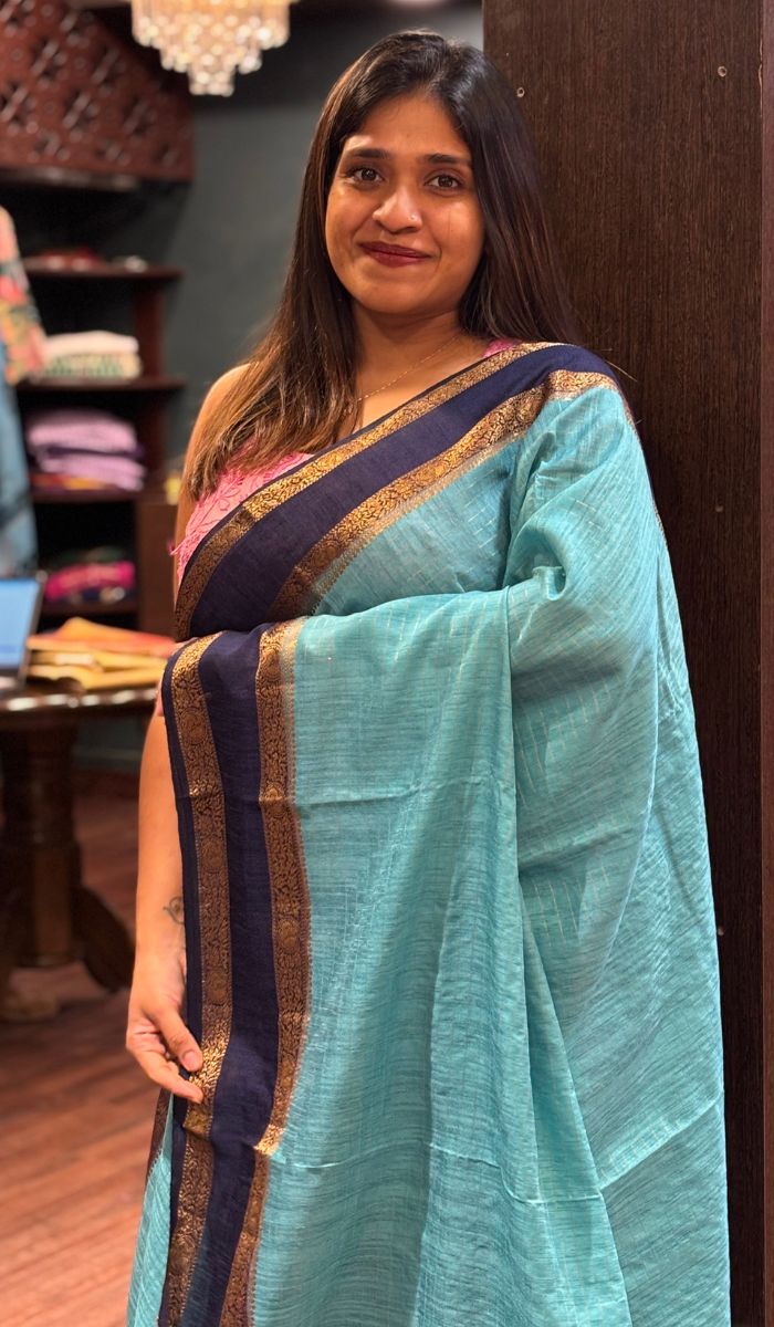 SEMI TUSSAR SAREE 15092581