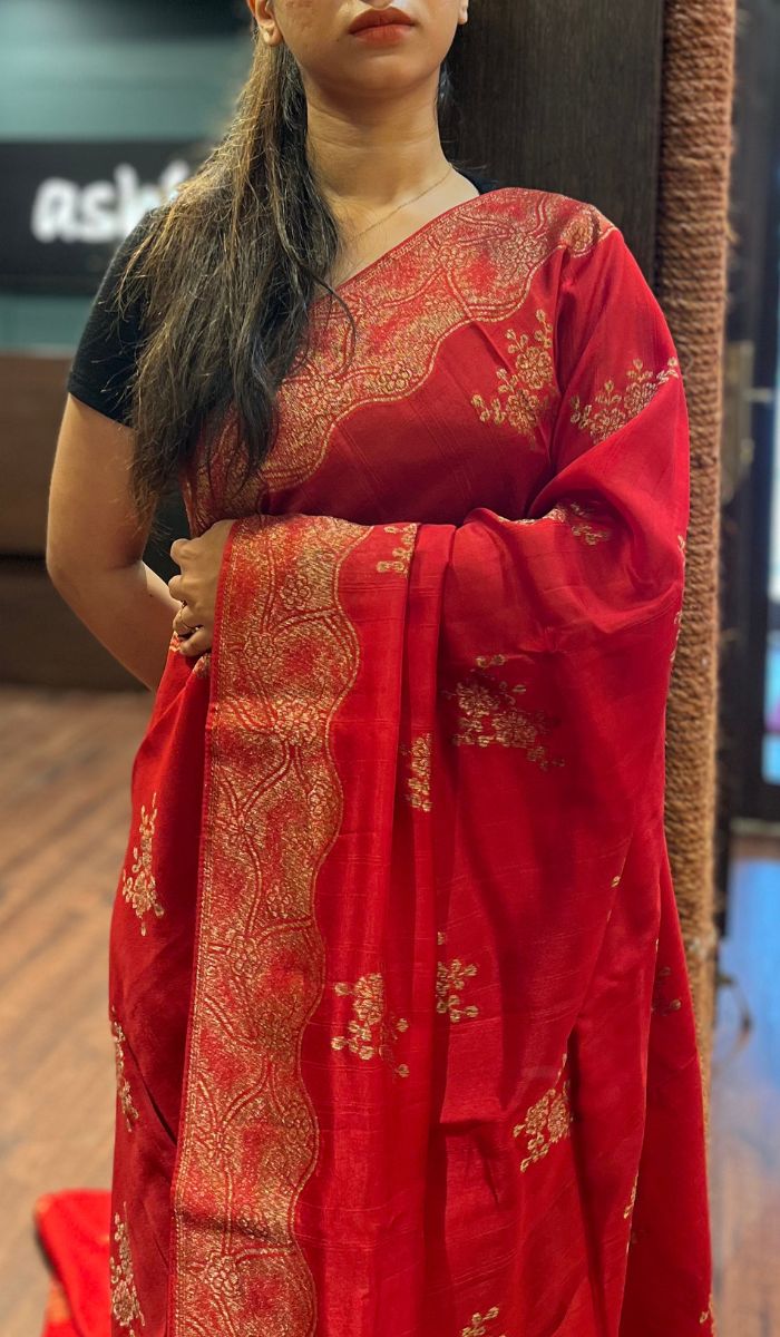 SEMI TUSSAR SAREE 15092570