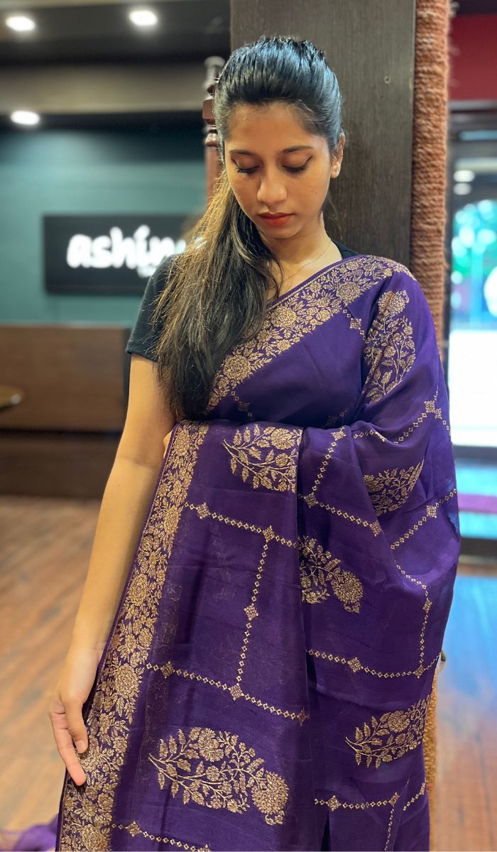 SEMI TUSSAR SAREE 15092573