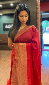SEMI TUSSAR SAREE 15092579