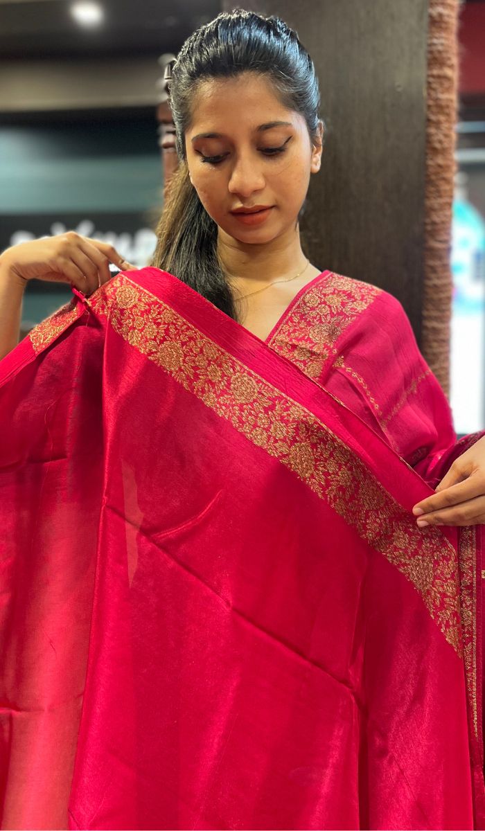 SEMI TUSSAR SAREE 15092574