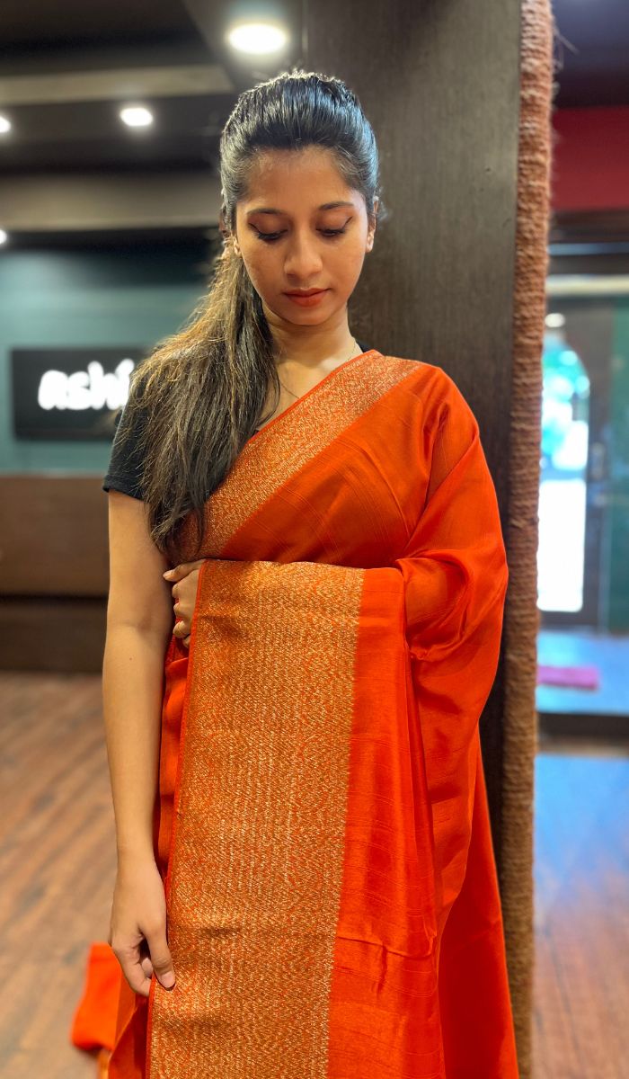 SEMI TUSSAR SAREE 15092576