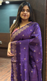SEMI TUSSAR SAREE 15092572