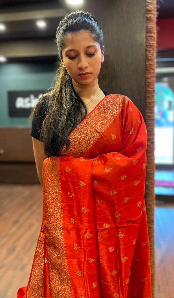 SEMI TUSSAR SAREE 15092563