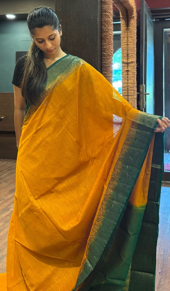 SEMI LINEN SAREE 15092553