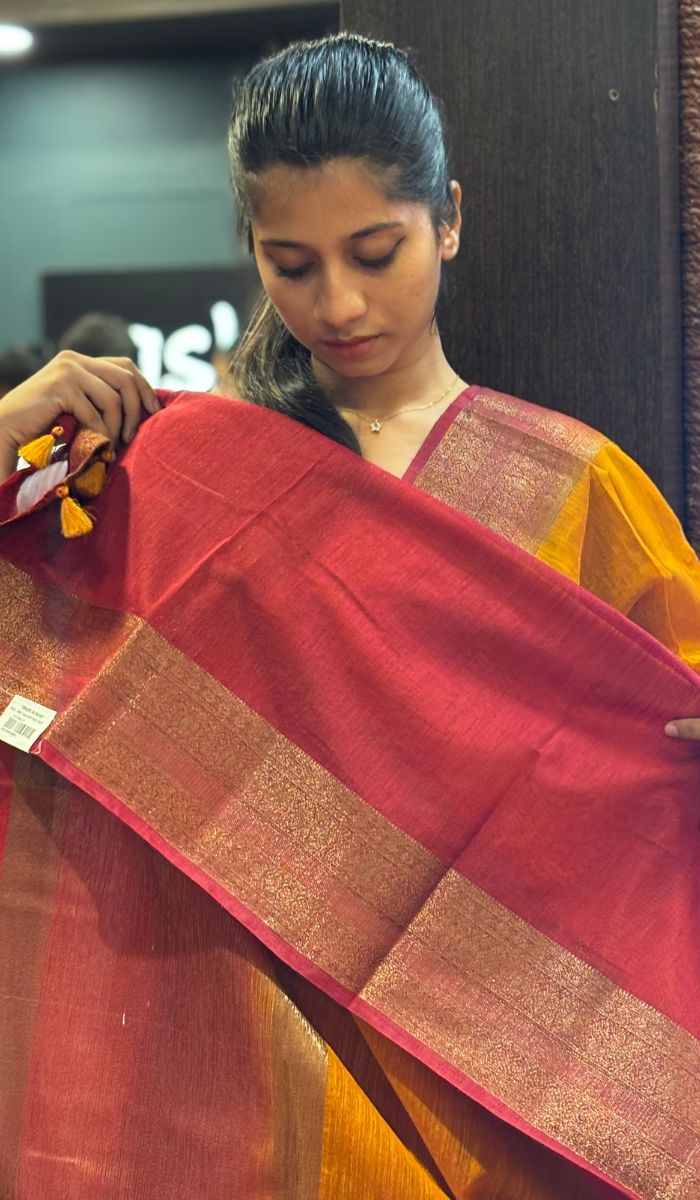 SEMI LINEN SAREE 15092548