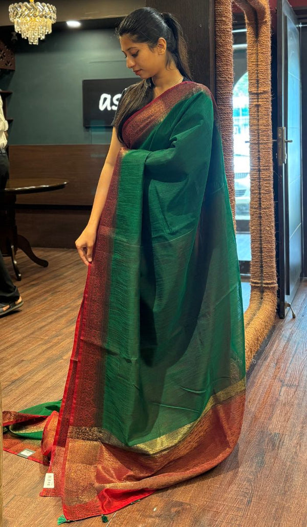 SEMI LINEN SAREE 15092544