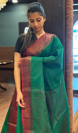 SEMI LINEN SAREE 15092544