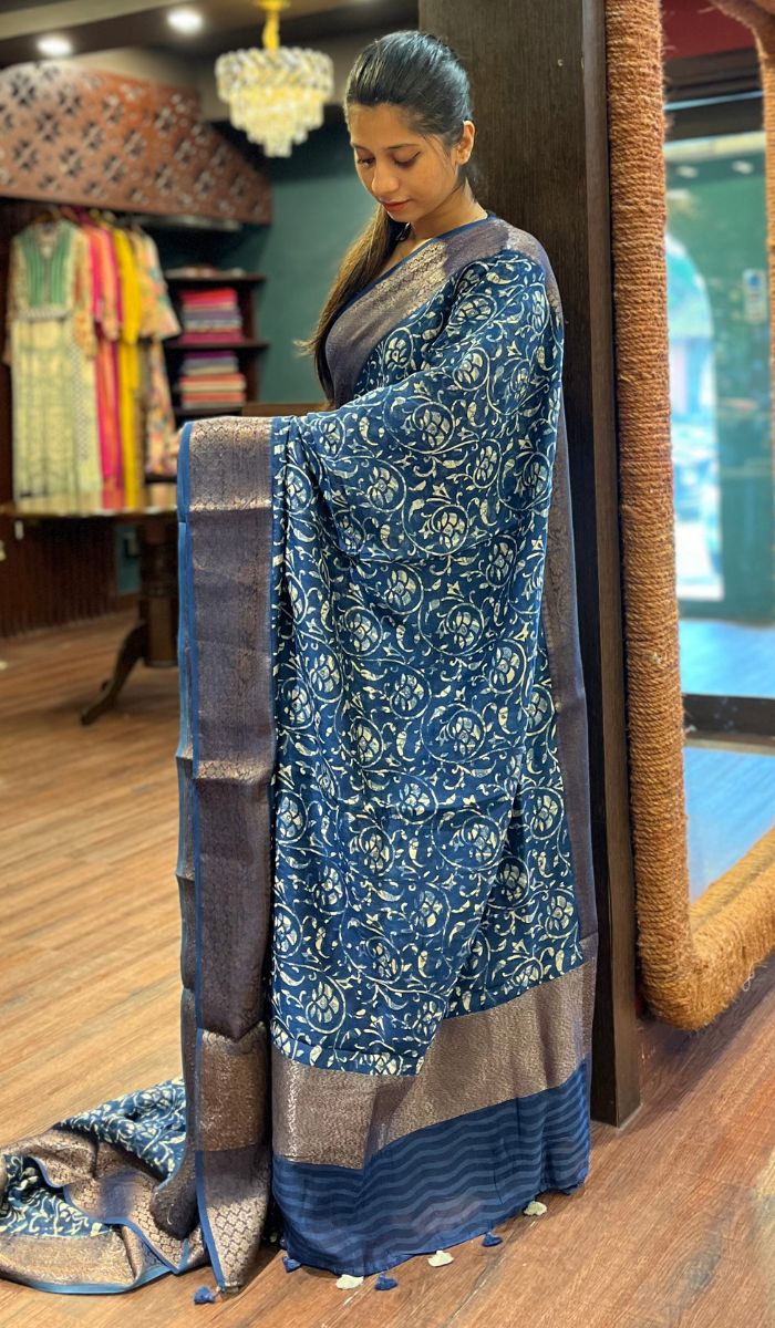 CHANDERI SAREE 17092517