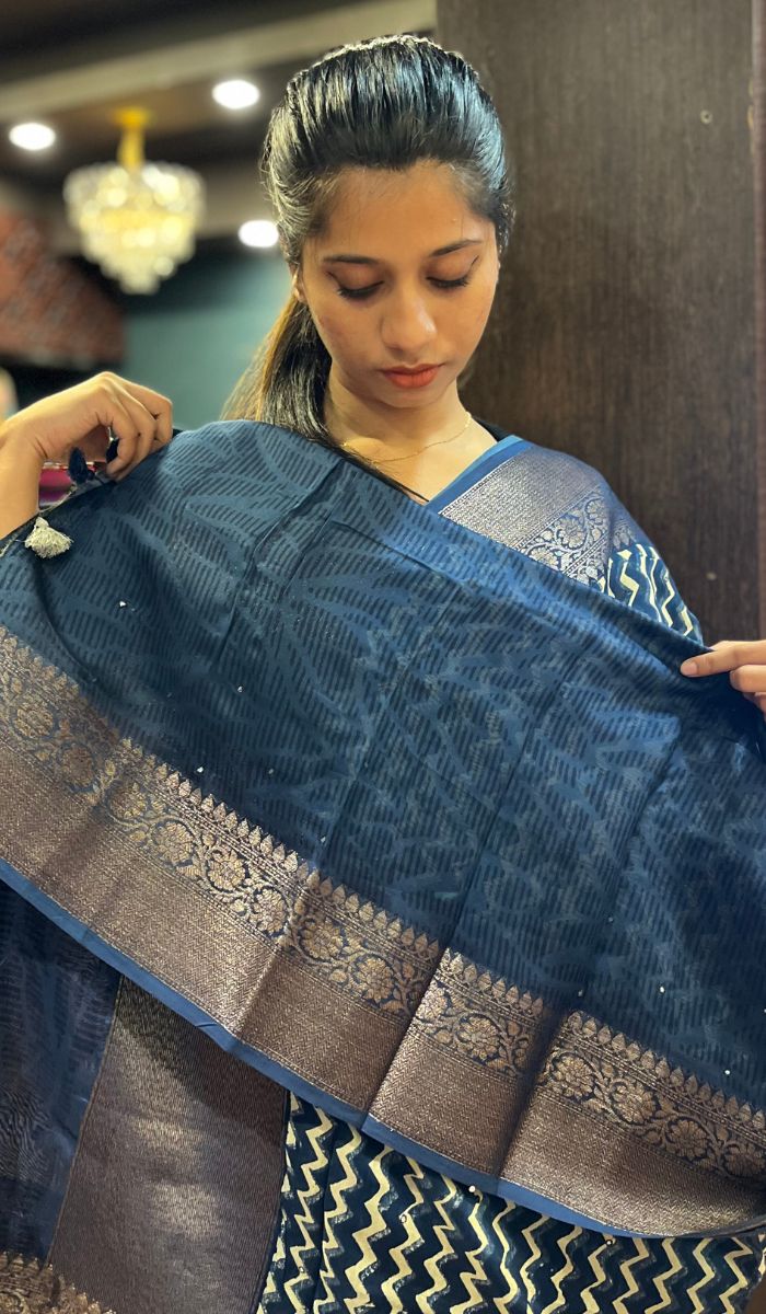 CHANDERI SAREE 17092523
