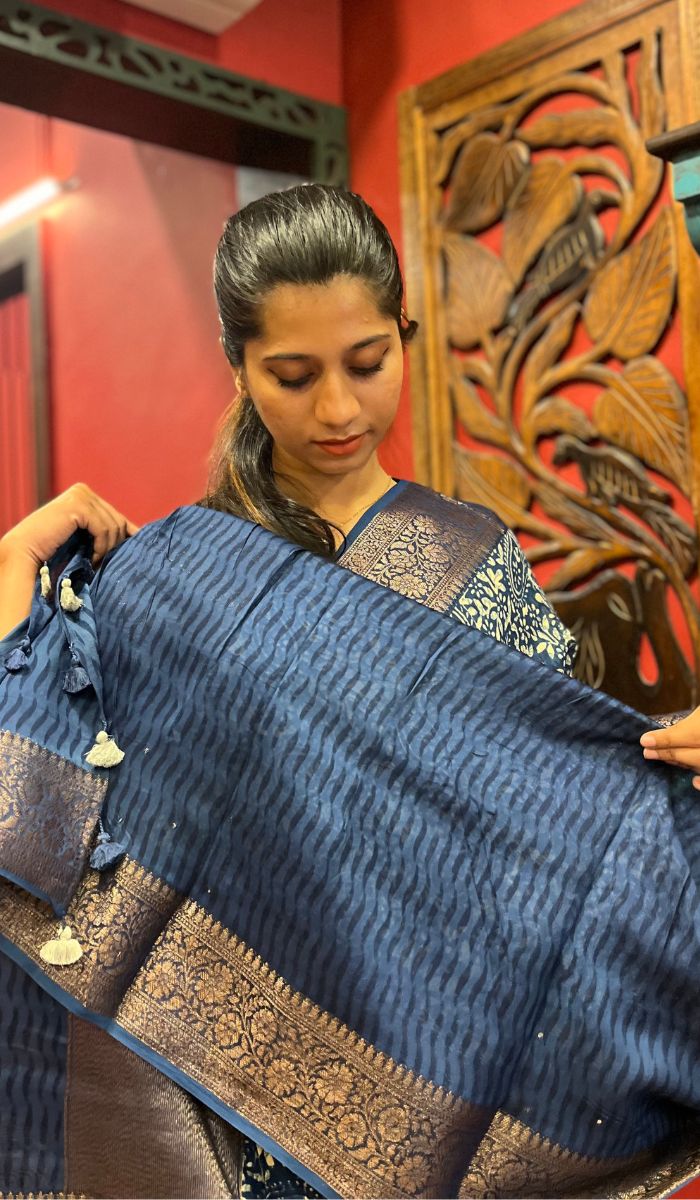 CHANDERI SAREE 17092525