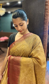 SEMI LINEN SAREE 15092520