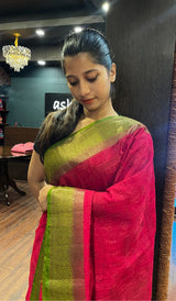 SEMI LINEN SAREE 15092514