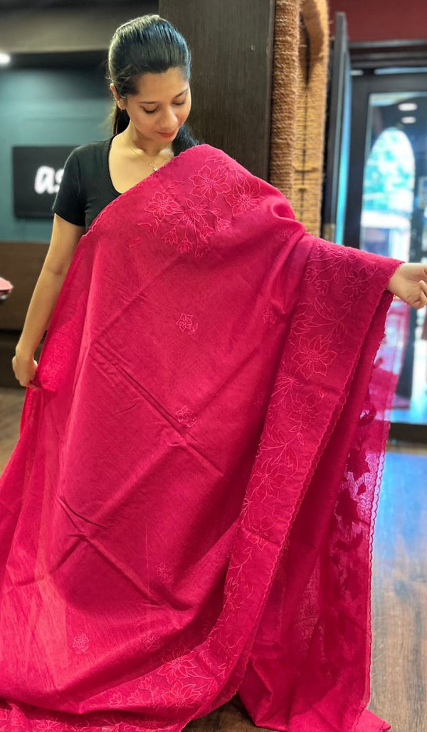 LINEN SAREE 15092523