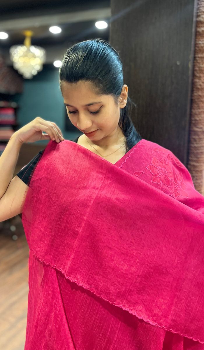 LINEN SAREE 15092523