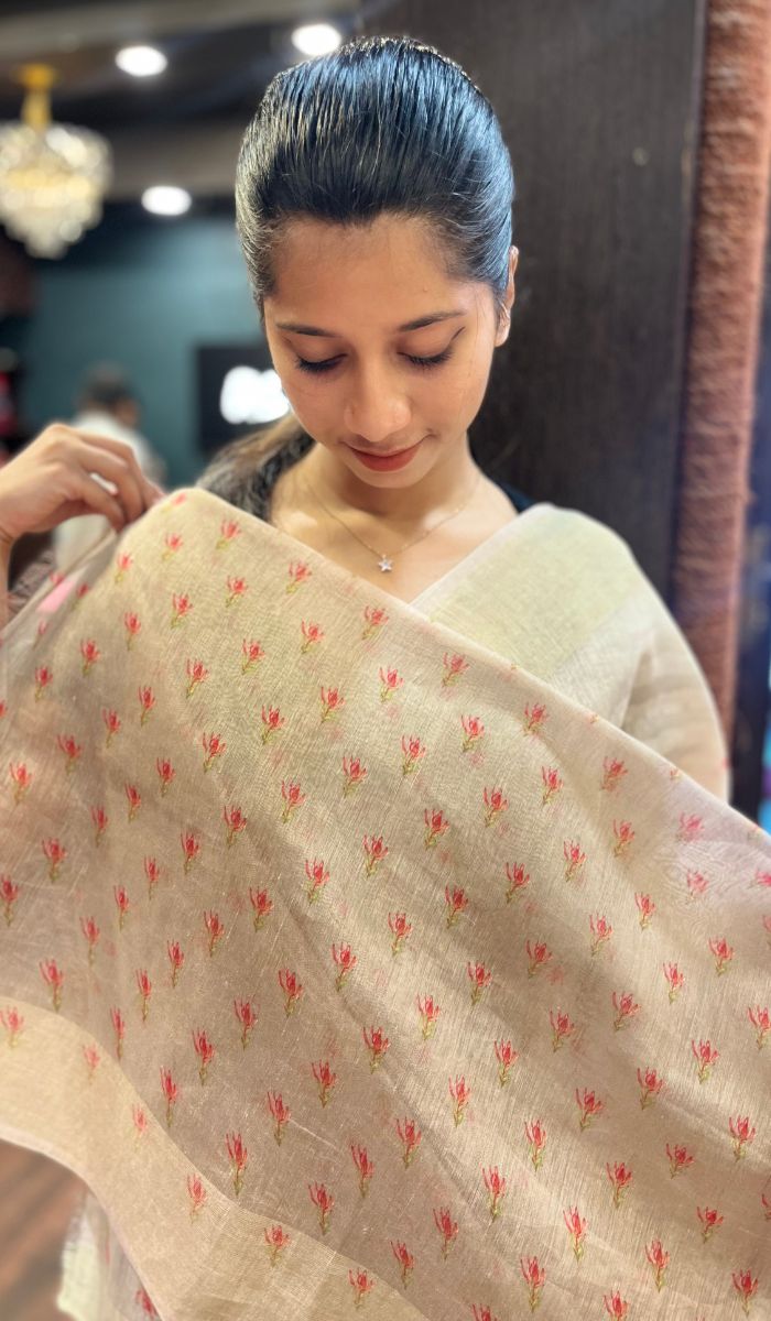 LINEN SAREE 2107257