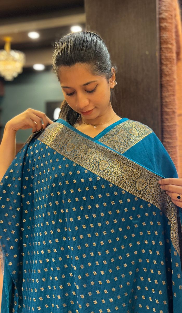 SEMI GEORGETTE SAREE 1009248