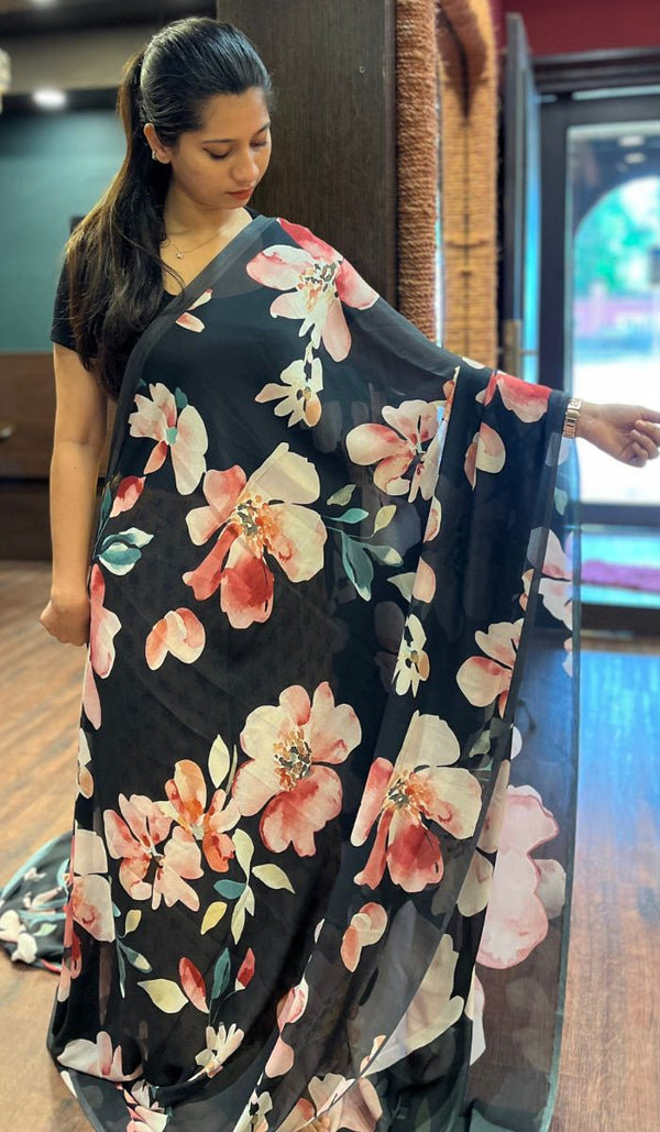 CHIFFON SAREE 0409251