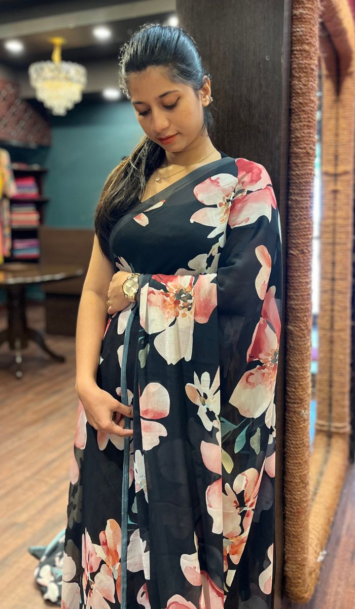 CHIFFON SAREE 0409251