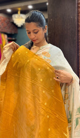 SEMI LINEN SAREE 2009254