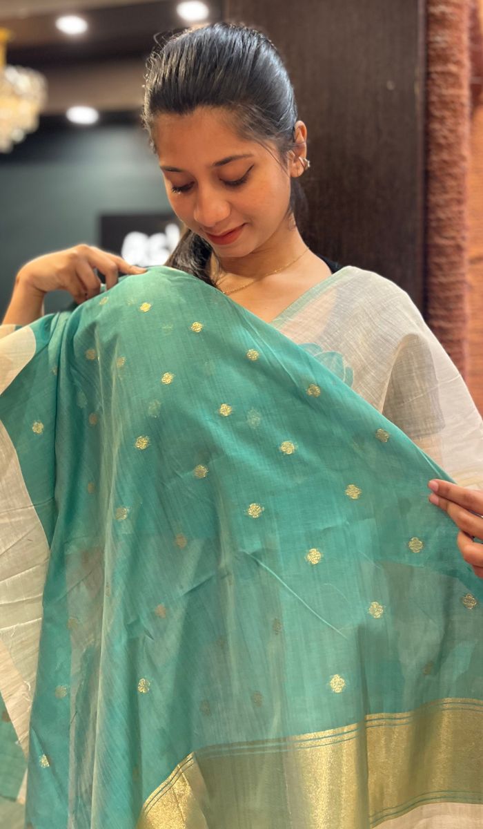 SEMI LINEN SAREE 2009255