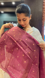SEMI LINEN SAREE 2009258