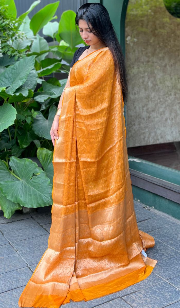 SEMI CREPE SAREE 16072571