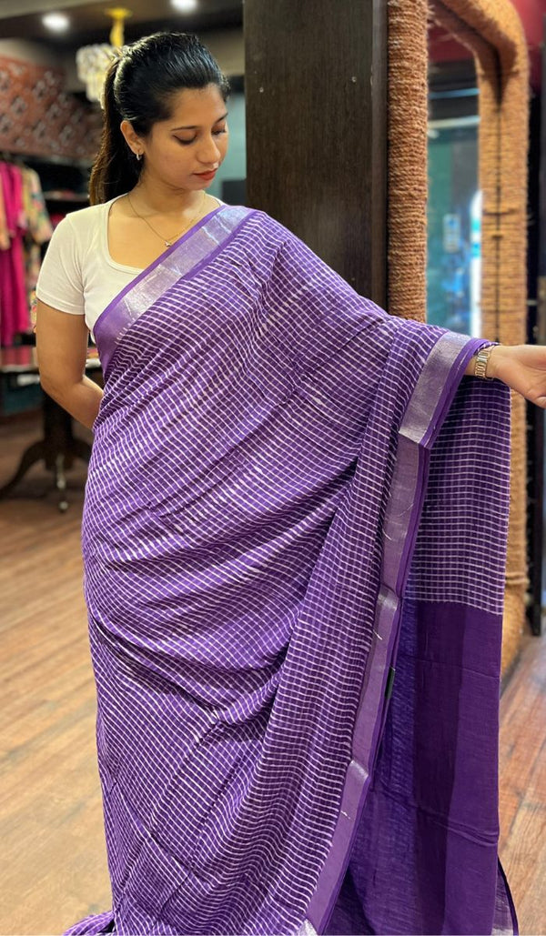 SEMI LINEN SAREE 19062412
