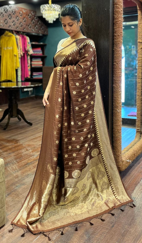 SEMI SILK SAREE 02042545