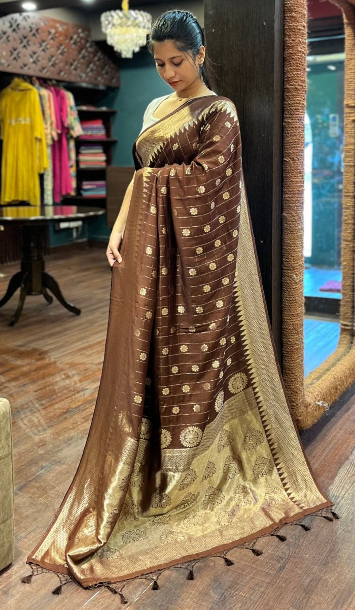 SEMI SILK SAREE 02042545