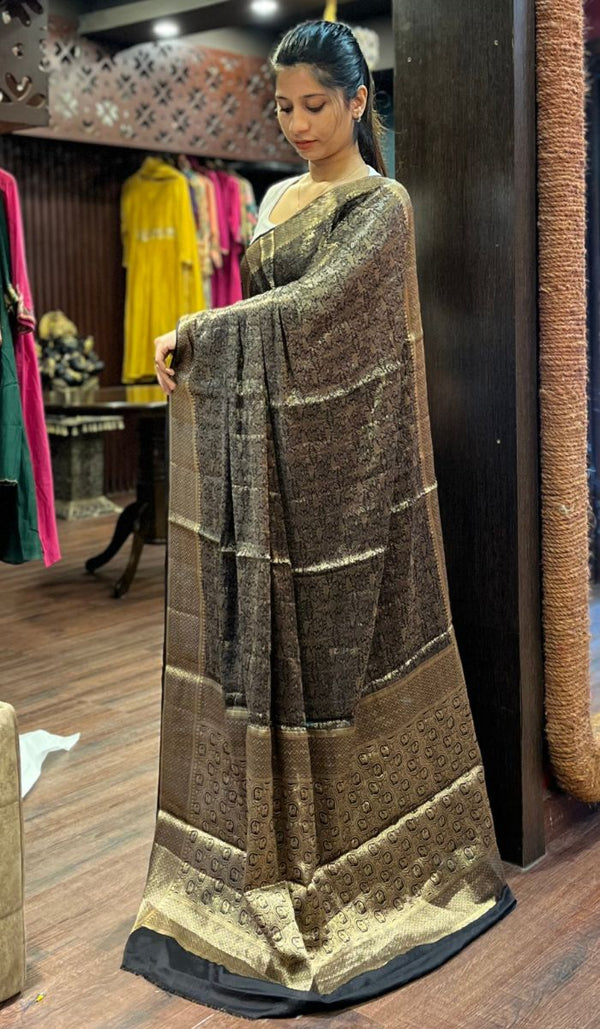 SEMI CREPE SAREE 16072572