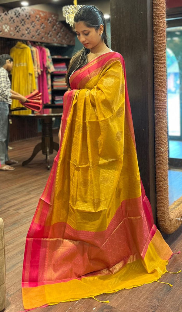 SEMI TUSSAR SAREE 2309252
