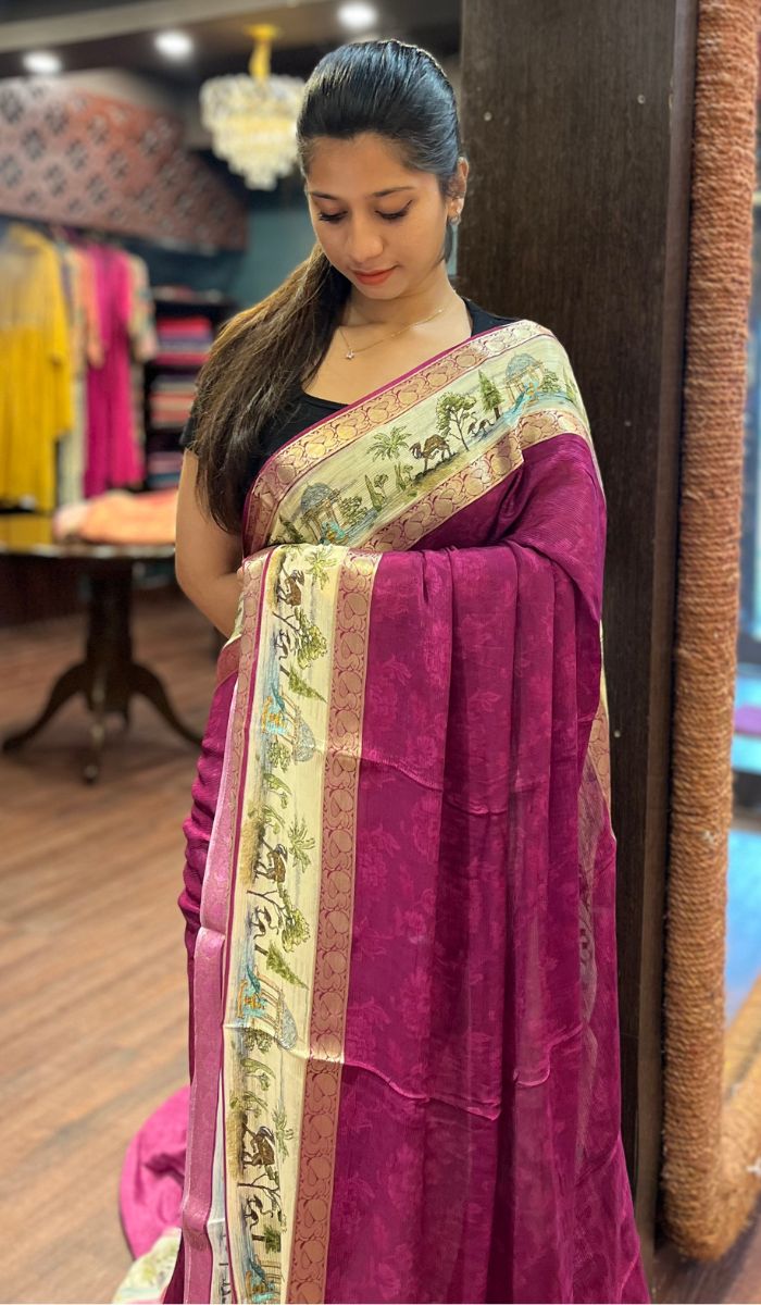 CHIFFON SAREE 24092518