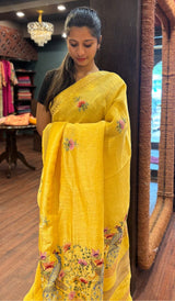 LINEN SAREE 24092513