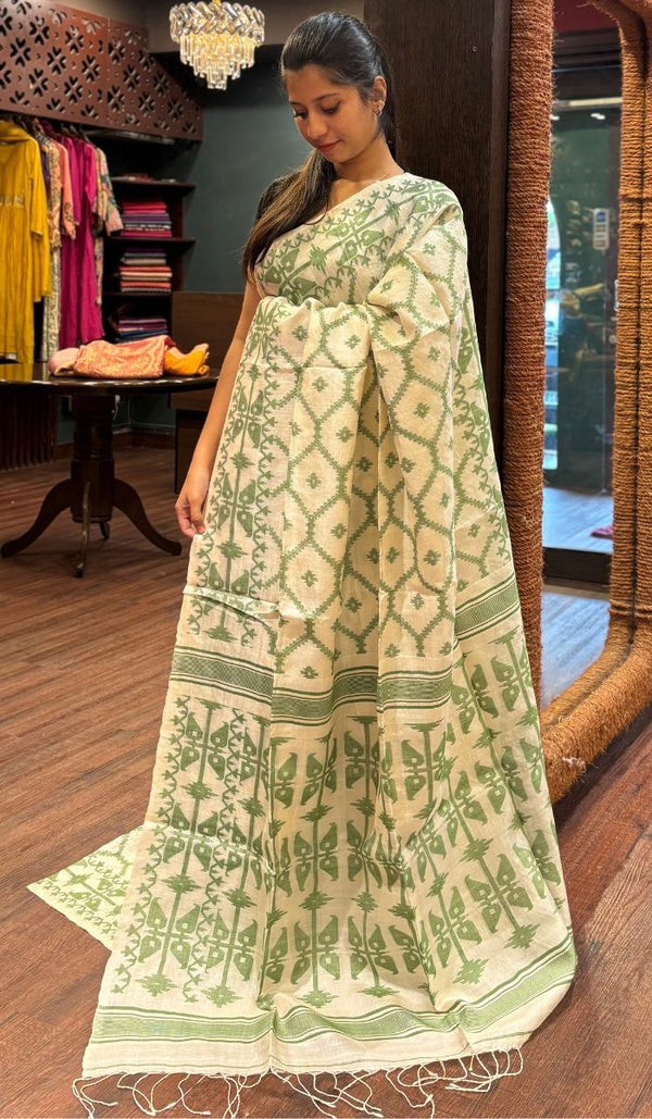 TUSSAR JAMDHANI SAREE 2409256