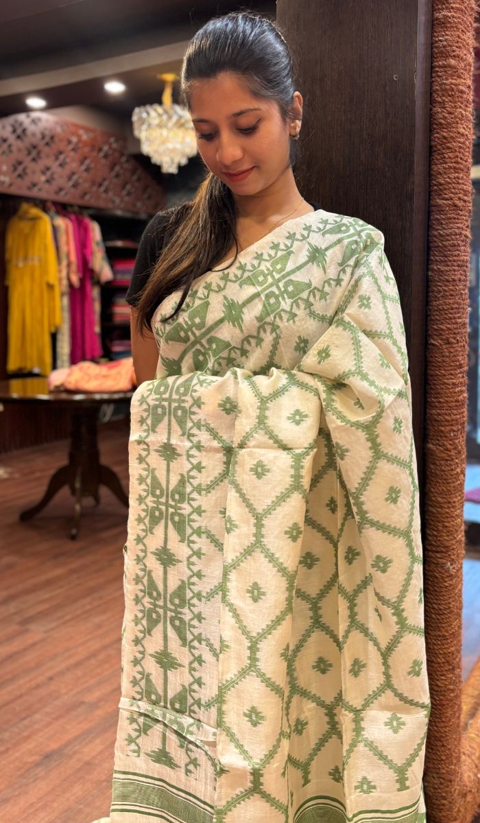TUSSAR JAMDHANI SAREE 2409256
