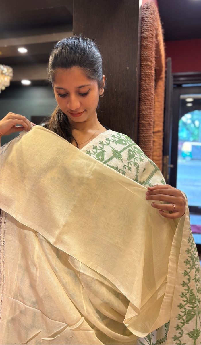 TUSSAR JAMDHANI SAREE 2409256