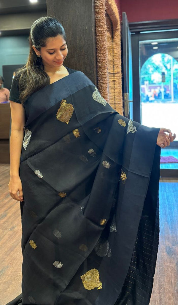 ORGANZA SAREE 24092514