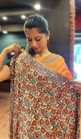 SATIN CREPE SAREE 26092519