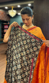 SATIN CREPE SAREE 26092518