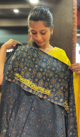 SATIN CREPE SAREE 26092522
