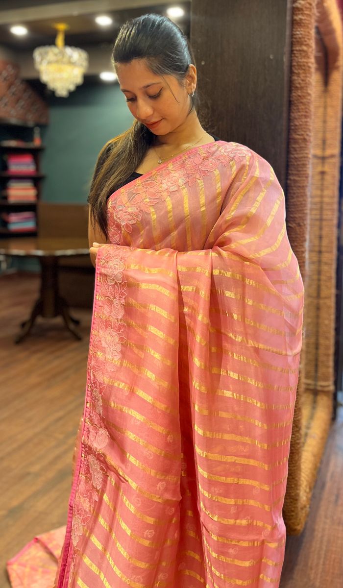 ORGANZA SAREE 26092513