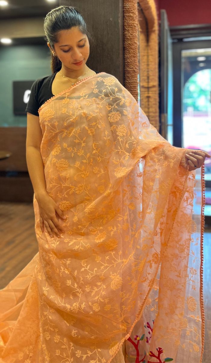 ORGANZA SAREE 26092510
