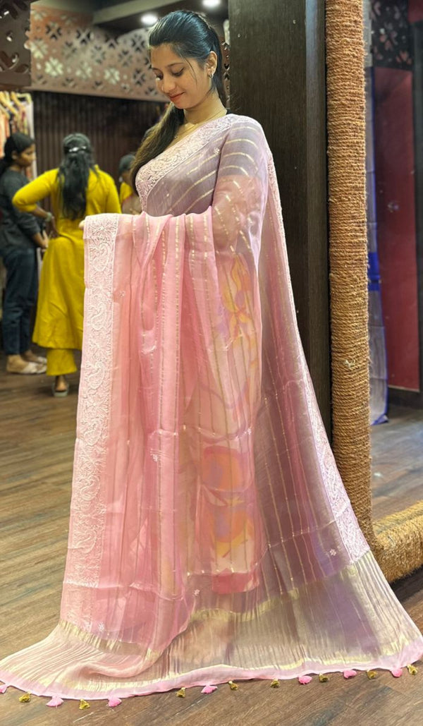 ORGANZA SAREE 26092514